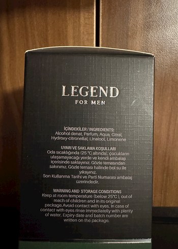 Legend For Men Erkek Parfümü - Görsel 3
