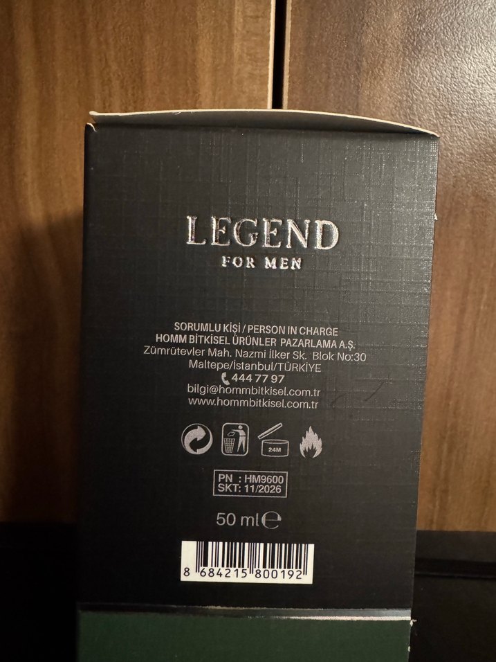 Legend For Men Erkek Parfümü - Görsel 2