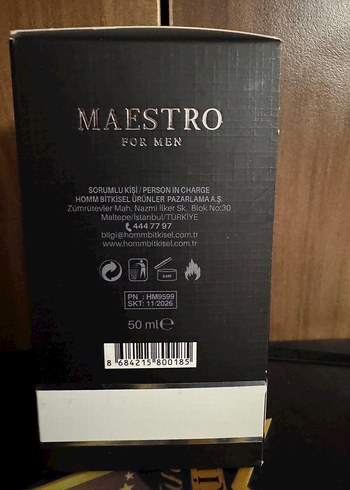 Maestro For Men Royal Serisi Erkek Parfümü - Görsel 3