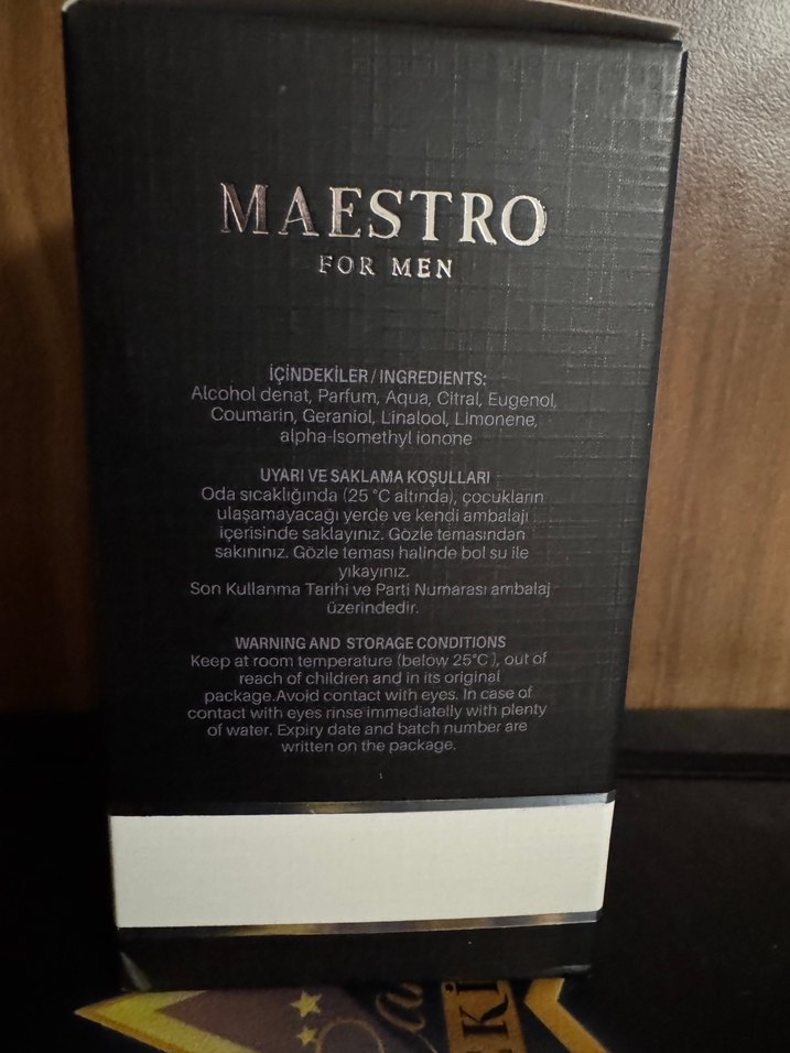 Maestro For Men Royal Serisi Erkek Parfümü - Görsel 2