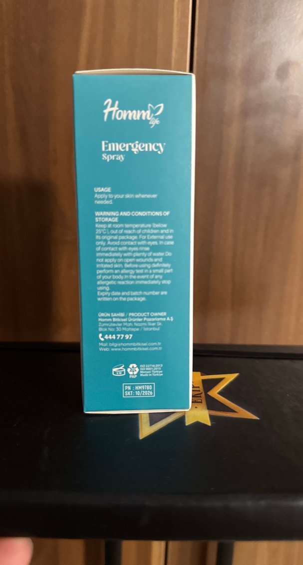 Homm Life Emergency Sprey 50ml - Görsel 2