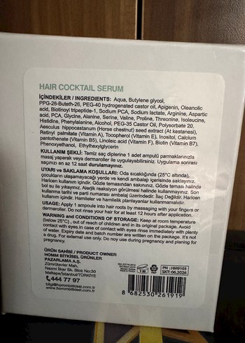 Homm Life Saç Bakım Serumu - Görsel 2