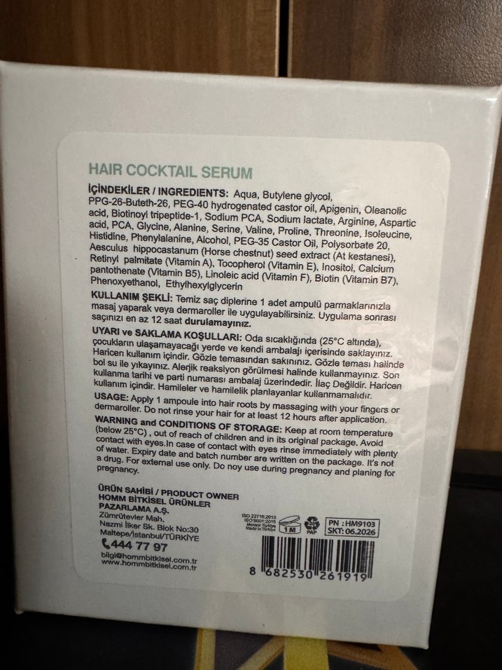 Homm Life Saç Bakım Serumu - Görsel 2