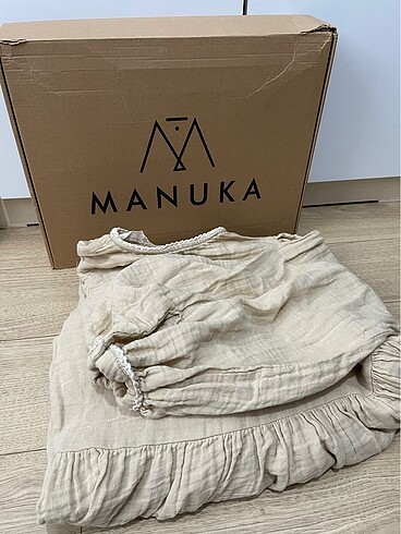 Manuka müslin elbise sıfır etiketli ürün