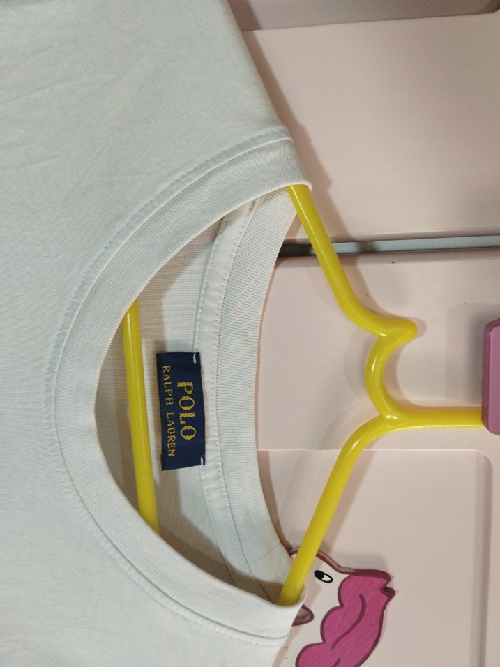 Kız Çocuk Beyaz Baskılı T-shirt - Görsel 4