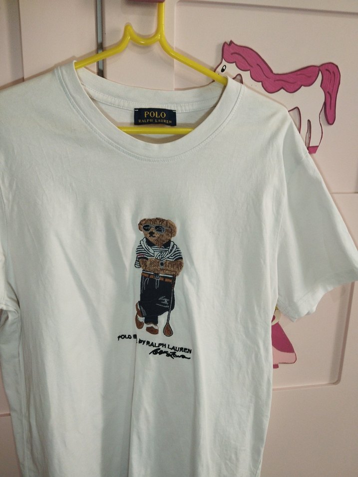 Kız Çocuk Beyaz Baskılı T-shirt - Görsel 2