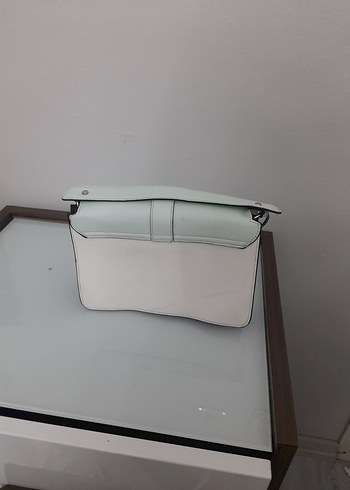 Bej Deri Minimalist Kadın Çanta - Görsel 2