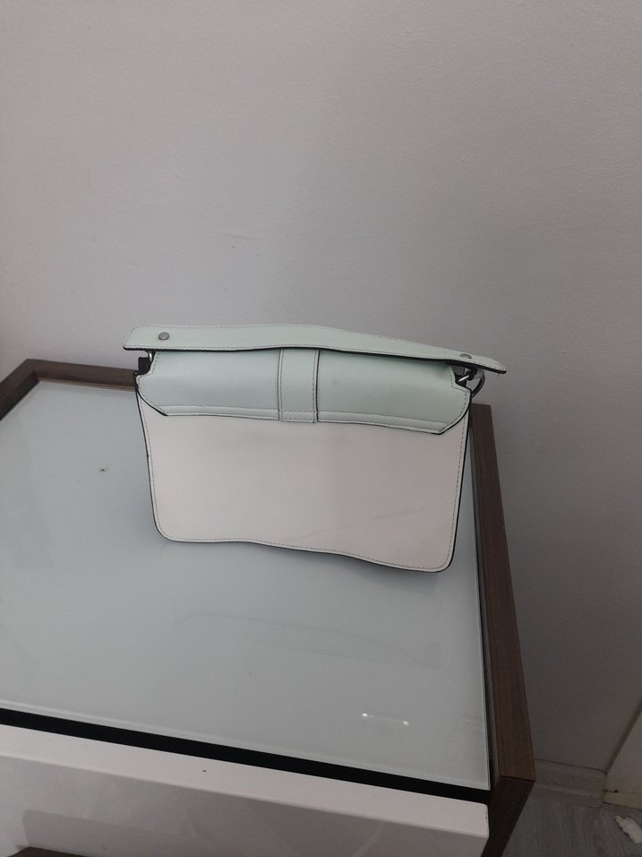 Bej Deri Minimalist Kadın Çanta - Görsel 2