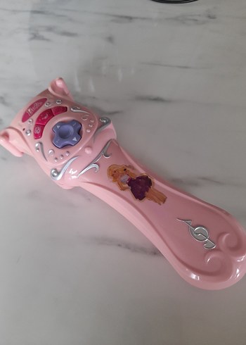 Renkli Pembe Barbie Müzikli Oyuncak Mikrofon - Görsel 4