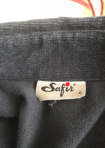 Siyah Düğmeli Uzun kollu.kadife. - Görsel 4