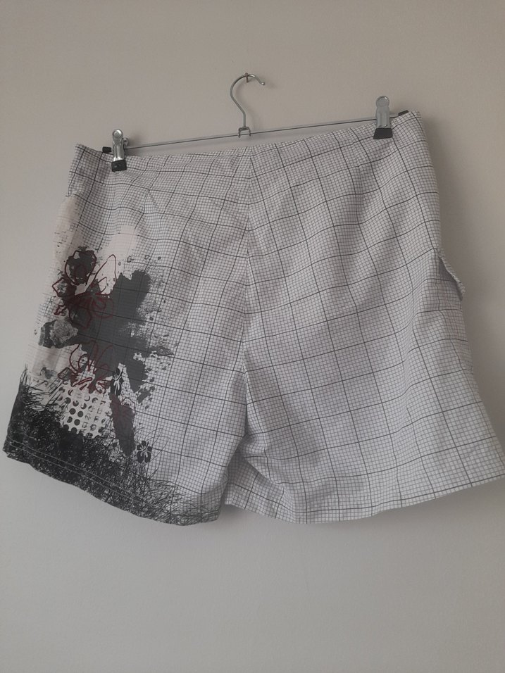 Gri Baskılı Erkek Mini Şort - Görsel 3