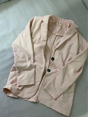 Pembe Blazer ceket