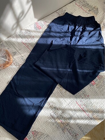Bershka Yazlık keten bol paça pantolon