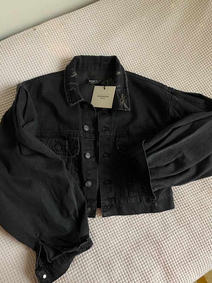 Oversıze Kot Ceket - Görsel 3