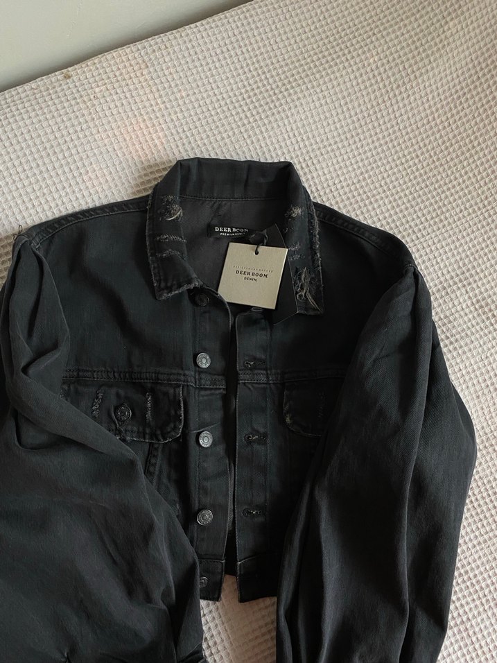 Oversıze Kot Ceket - Görsel 5