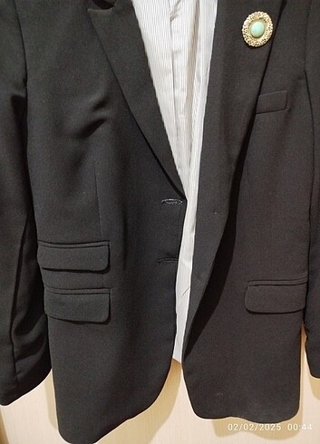 Zara Koton marka blazer ceket