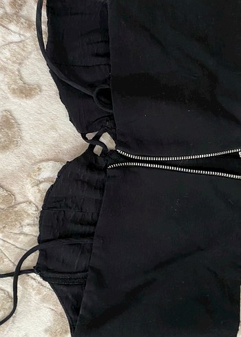 Trendyol & Milla Siyah korse crop