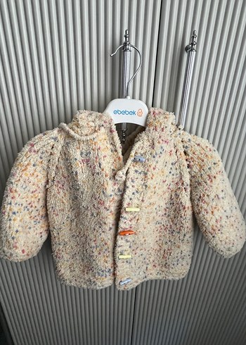 Kız Çocuk Beyaz Örgü Kazak - Görsel 2