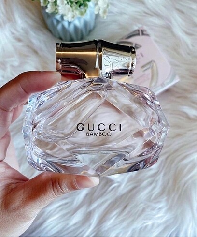 Gucci bamboo parfüm orijinal koku sıfır barkodlu ambalajında eti