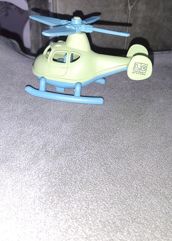 Mavi Pervaneli Beyaz Helikopter Oyuncak - Görsel 4