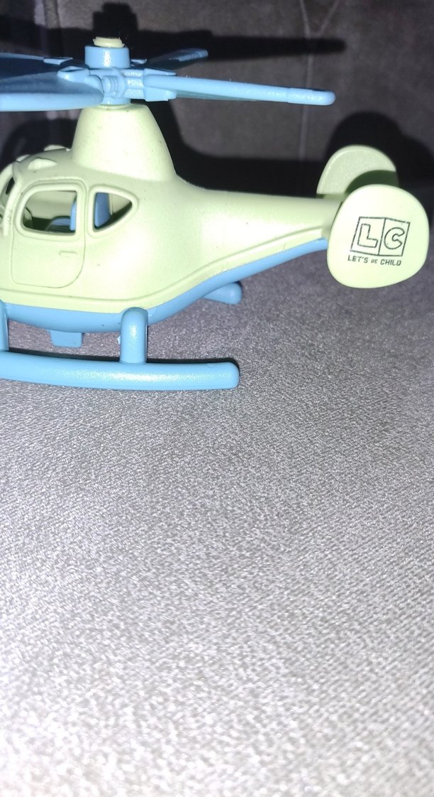 Mavi Pervaneli Beyaz Helikopter Oyuncak - Görsel 3