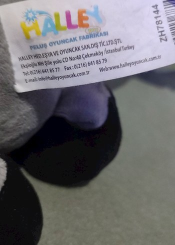 Gri Peluş Oyuncak Eşek - Görsel 2