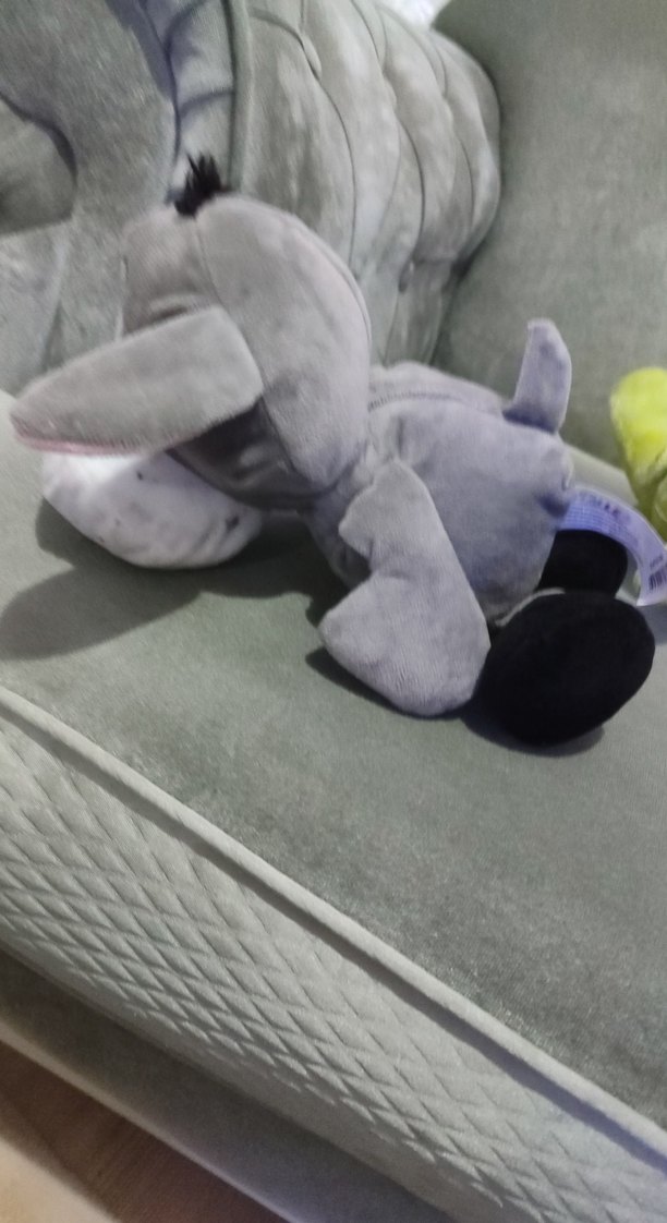 Gri Peluş Oyuncak Eşek - Görsel 3