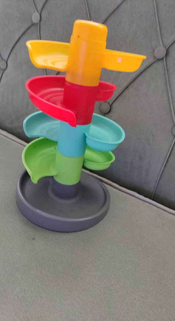 Renkli Spiral Top Oyuncağı - Görsel 2