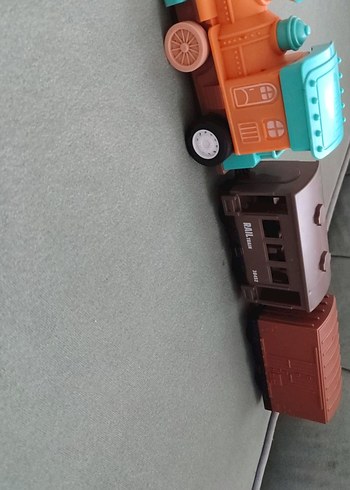 Renkli Oyuncak Tren Seti - Görsel 2