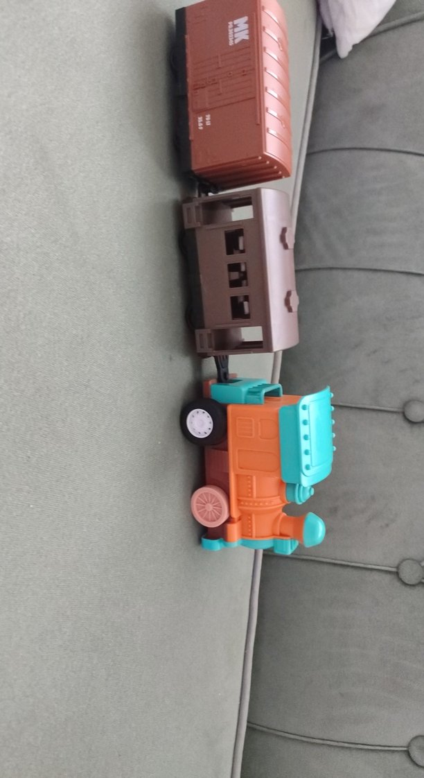 Renkli Oyuncak Tren Seti - Görsel 3