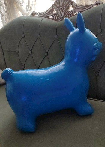 Mavi Şişme Oyuncak Hayvan - Görsel 3