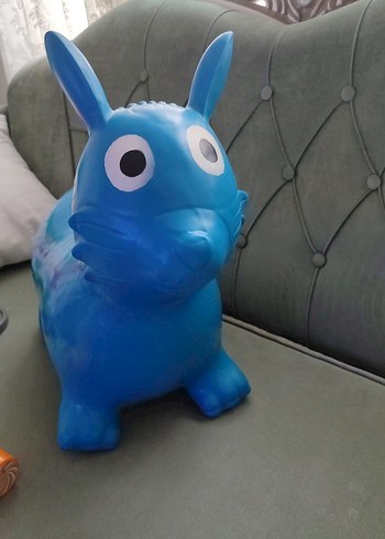 Mavi Şişme Oyuncak Hayvan - Görsel 4