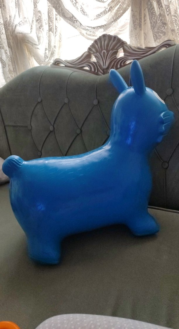 Mavi Şişme Oyuncak Hayvan - Görsel 3