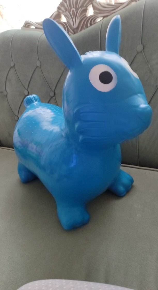 Mavi Şişme Oyuncak Hayvan - Görsel 2