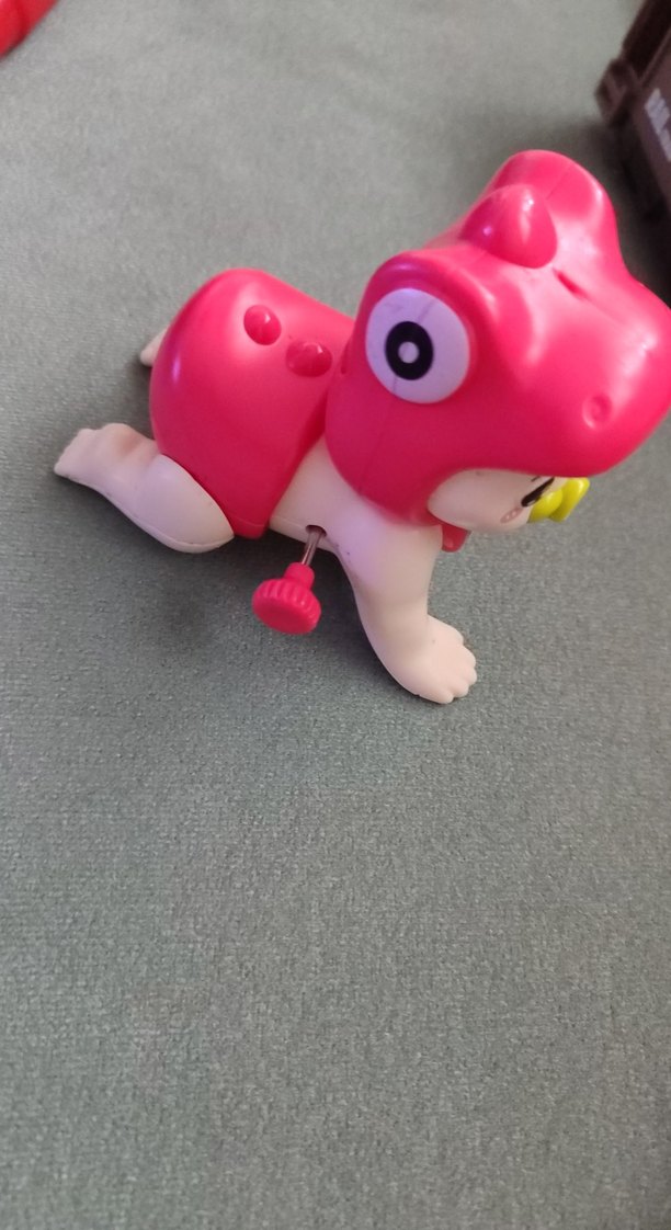 Renkli Pembe Dinozor Figürü - Görsel 2