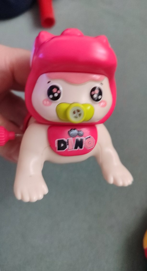 Renkli Pembe Dinozor Figürü - Görsel 3