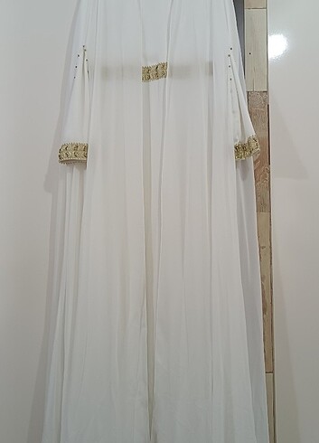 Beyaz abiye elbise 