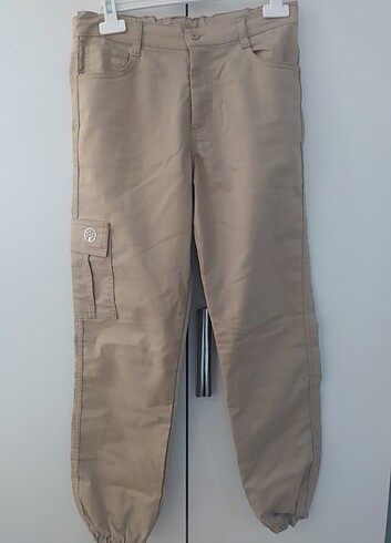 Lastikli kargo pantalon 