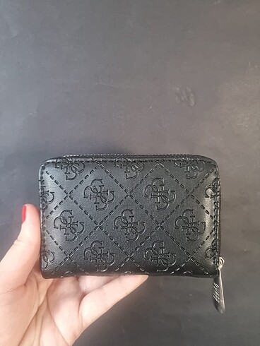  Beden siyah Renk Guess Mini Siyah Cüzdan