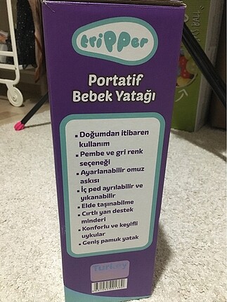  Beden çeşitli Renk Tripper portatif bebek yatağı