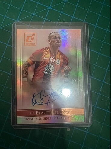Sneijder imzalı kartı