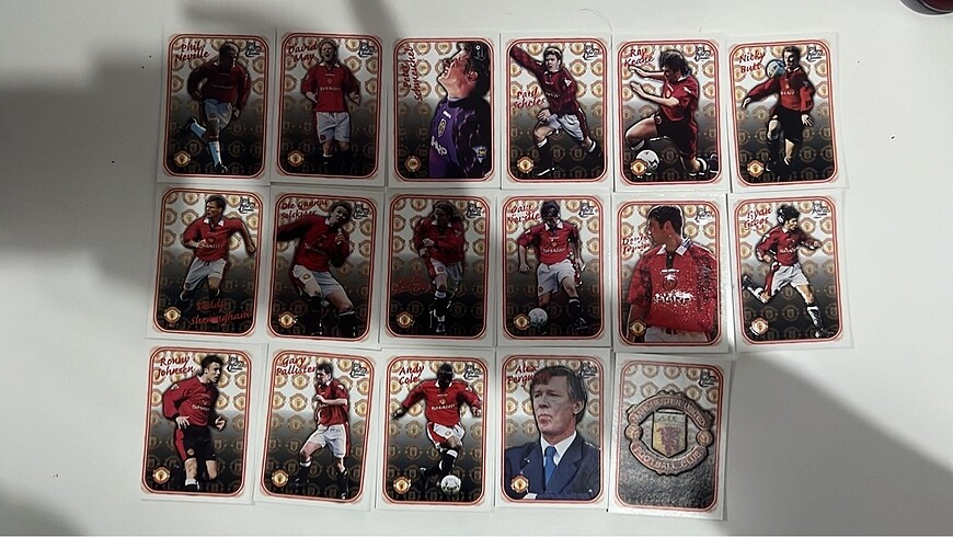 Panini Topps Futera Unique 1997 Fans Selection Manchester United