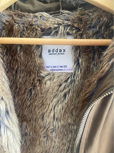Addax Kürklü kapşonlu mont