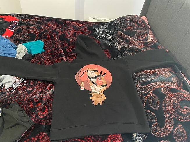 Diğer Siyah polarlı sweat