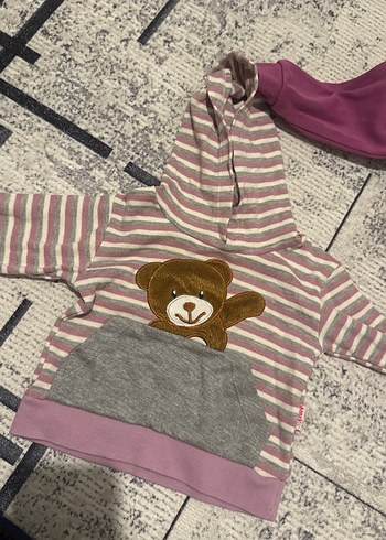 6-9 Ay Beden mor Renk Bebek sweat