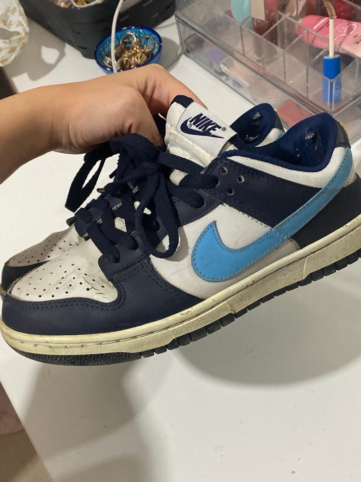Nike Dunk Low Midnight Navy Üniversite Mavisi - Görsel 4