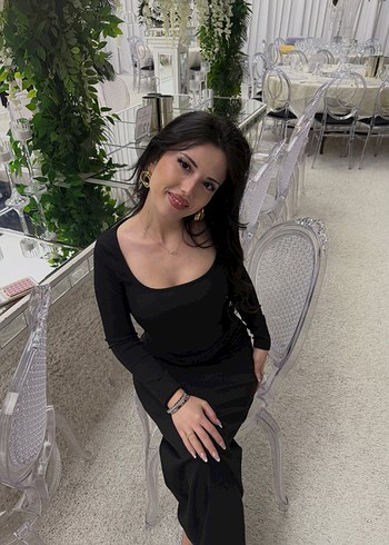 Siyah Uzun Kollu Kadın Elbise - Görsel 2