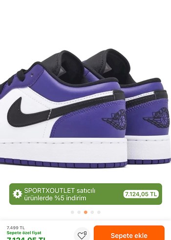Nike kadın mor airjordan