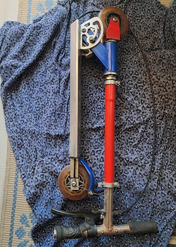 Renkli Mavi Çocuk Scooter'ı - Görsel 2