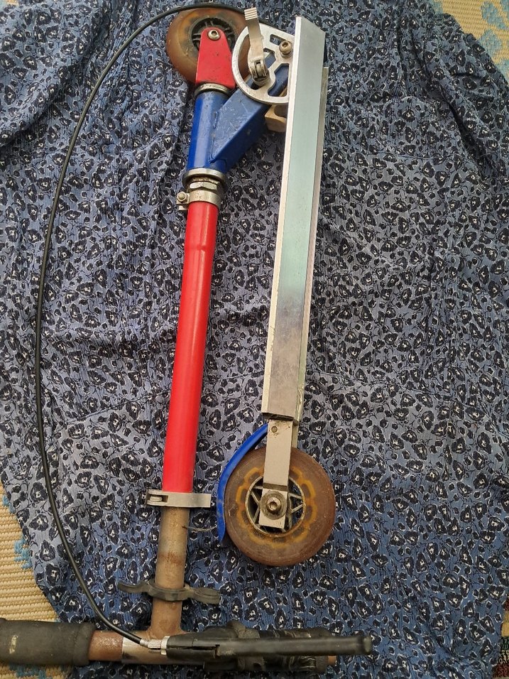 Renkli Mavi Çocuk Scooter'ı - Görsel 4